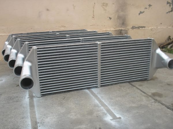 Intercoolers / postenfriadores en aluminio fabricados por Pancra
